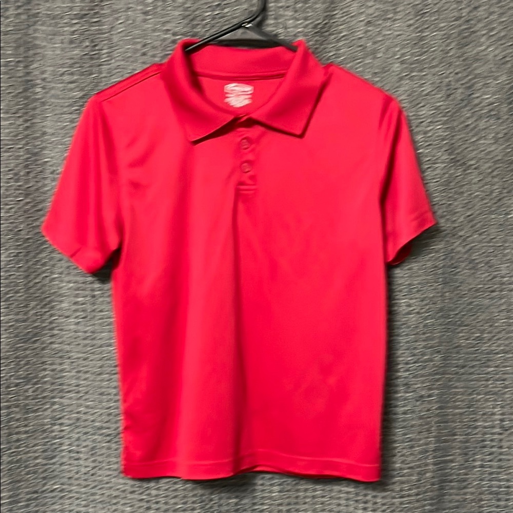 Vibrant Red Performance Polo Shirt